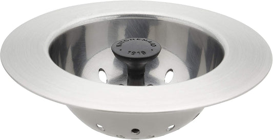 KitchenAid Stainless Steel Sink Strainer, Black
