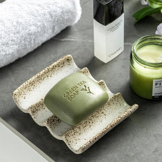 Soap Dish for Shower, Self Draining Bar Soap Holder for Shower