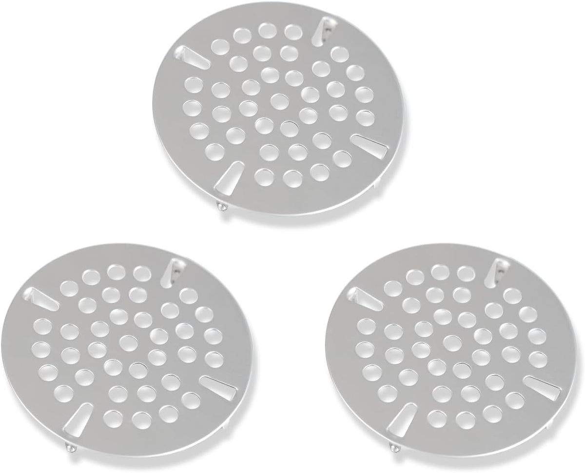 3-1/2" Flat Strainer for Commercial Sink Waste Valve Lever Drain