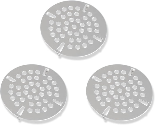 3-1/2" Flat Strainer for Commercial Sink Waste Valve Lever Drain