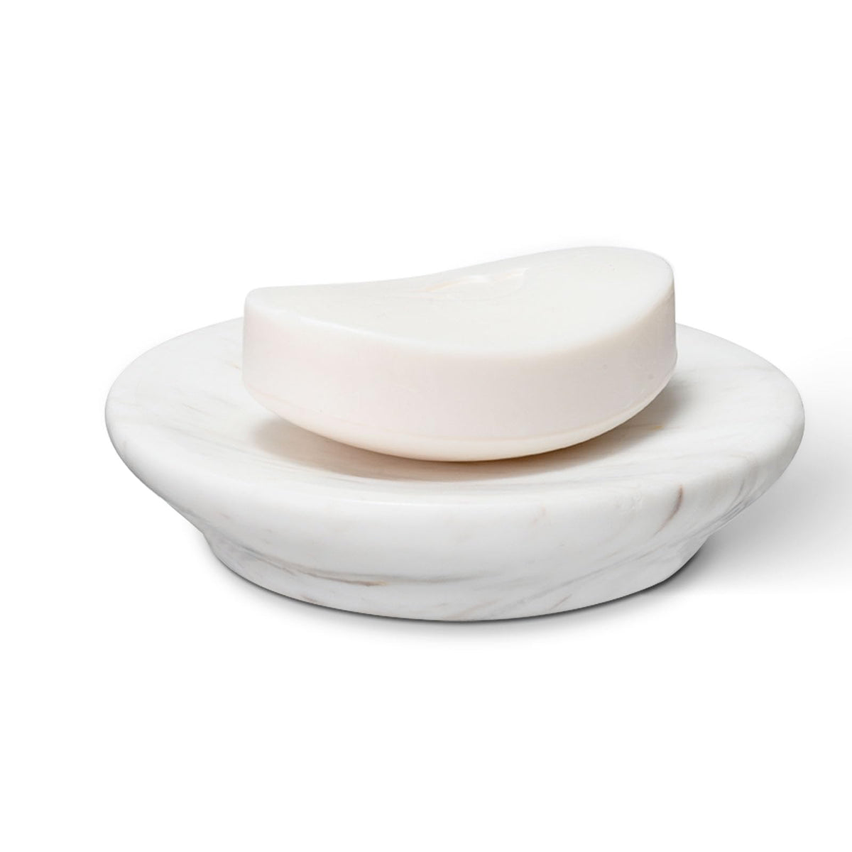 Natural Marble Soap Dish, Rectangle Emperador Dark Jewelry Dish