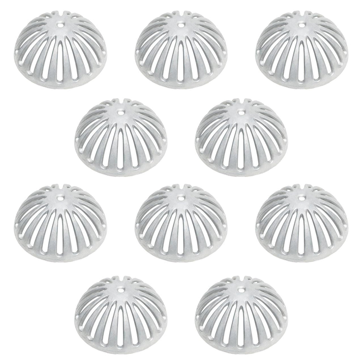 Leyso Heavy Duty Aluminum Dome Floor Drain Cover and Drain Strainer, Removable Outdoor Drain Cover, Dome Strainer for Restaurant, Home, Garden, Roof Top 5-1/4" Diameter x 2-1/4"H (1 PCS)