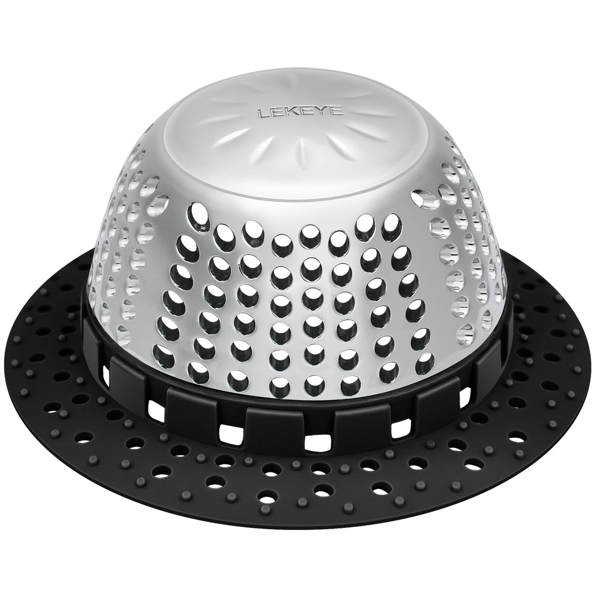 LEKEYE Drain Hair Catcher/Bathtub Drain Cover/Drain Protector for Pop-Up & Regular Drains(Patented Product)