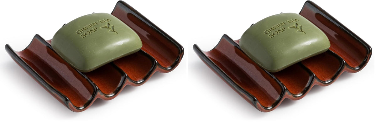 Soap Dish for Shower, Self Draining Bar Soap Holder for Shower
