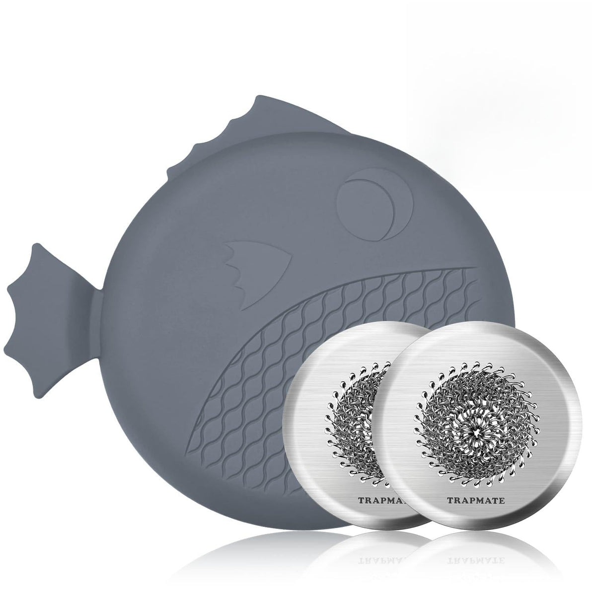 TRAPMATE Shower Drain Hair Catcher, 2.8" Bathtub Stopper Drain Strainer Kit