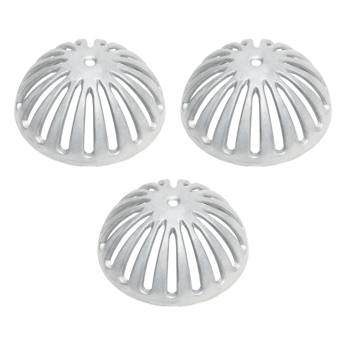 Leyso Heavy Duty Aluminum Dome Floor Drain Cover and Drain Strainer, Removable Outdoor Drain Cover, Dome Strainer for Restaurant, Home, Garden, Roof Top 5-1/4" Diameter x 2-1/4"H (1 PCS)