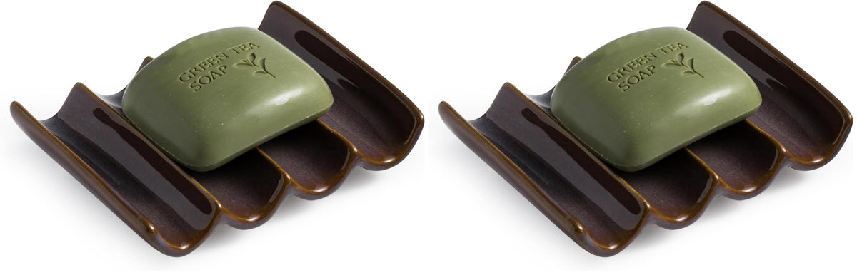 Soap Dish for Shower, Self Draining Bar Soap Holder for Shower