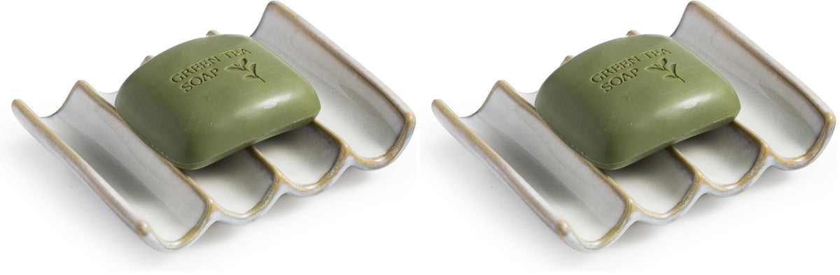 Soap Dish for Shower, Self Draining Bar Soap Holder for Shower