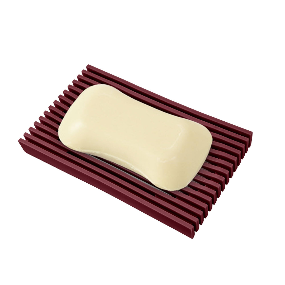 Aoheuo Modern Bamboo Fiber soap Holder and soap Dish Combination (Removable),5.12 Long by 3 Wide, 0.98 inches high, Used in Kitchens, bathrooms, and bar Sinks (White(2 Pack))