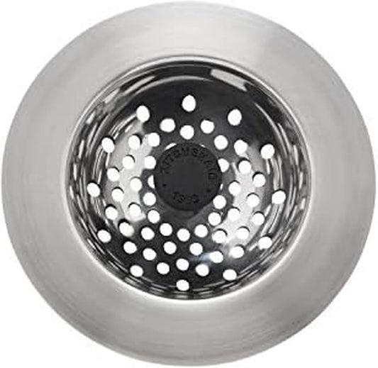 KitchenAid Stainless Steel Sink Strainer, Black