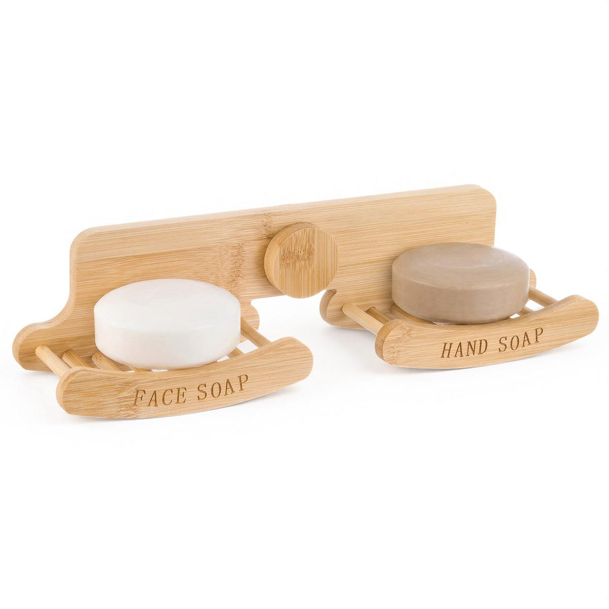 3-Tier Bamboo Soap Holder for Shower, Self Draining