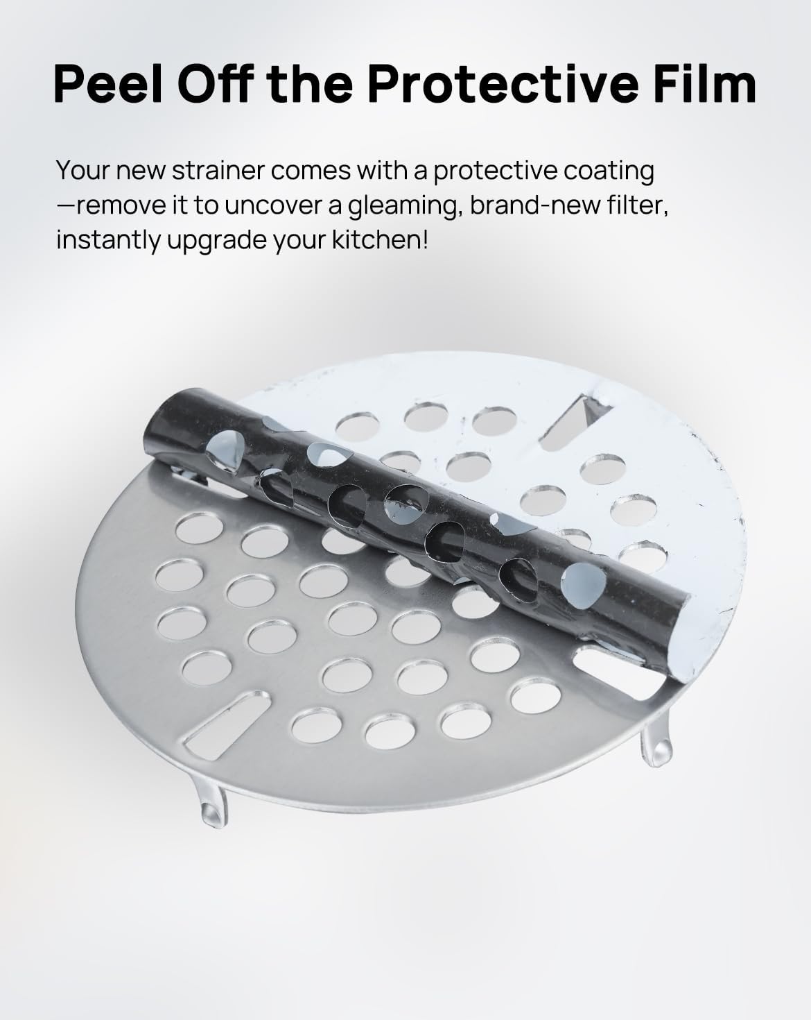 3-1/2" Flat Strainer for Commercial Sink Waste Valve Lever Drain