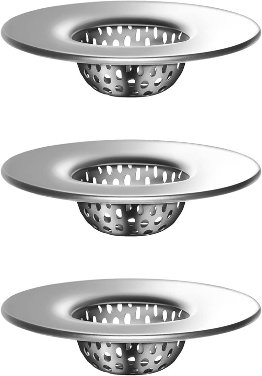 MR.SIGA Bathroom Sink Strainer Bathtub Lavatory Sink Drain Strainer, 3 Pack