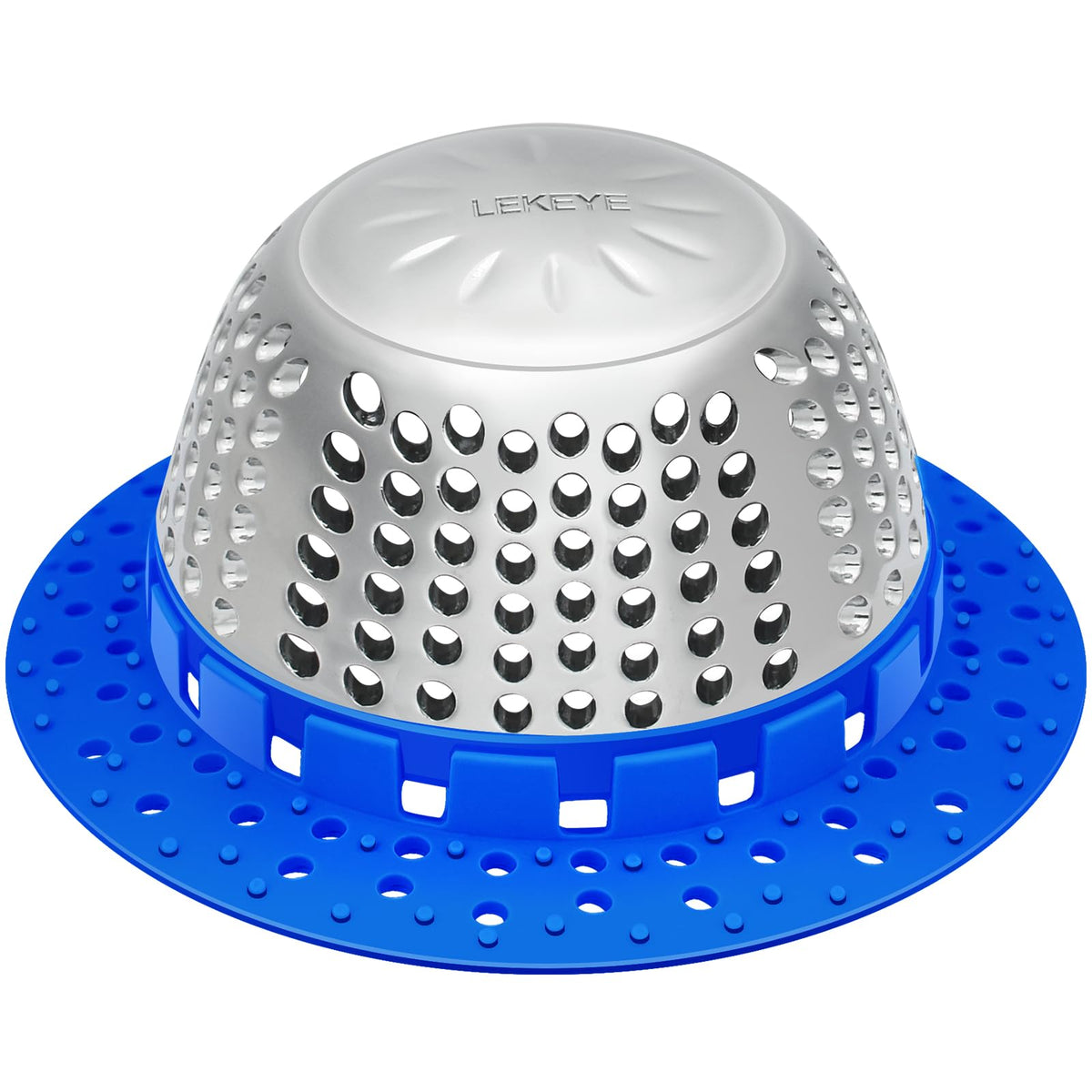 LEKEYE Drain Hair Catcher/Bathtub Drain Cover/Drain Protector for Pop-Up & Regular Drains(Patented Product)