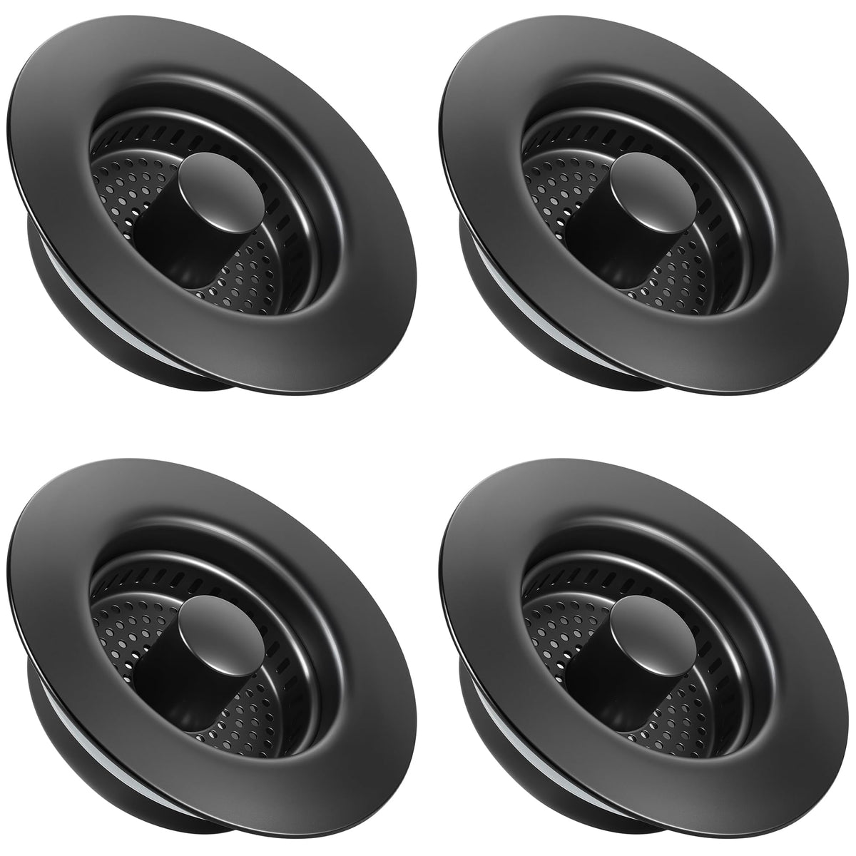 TGOSOMT Kitchen Sink Drain Strainer Stopper, Anti-Clog & Quick Drain