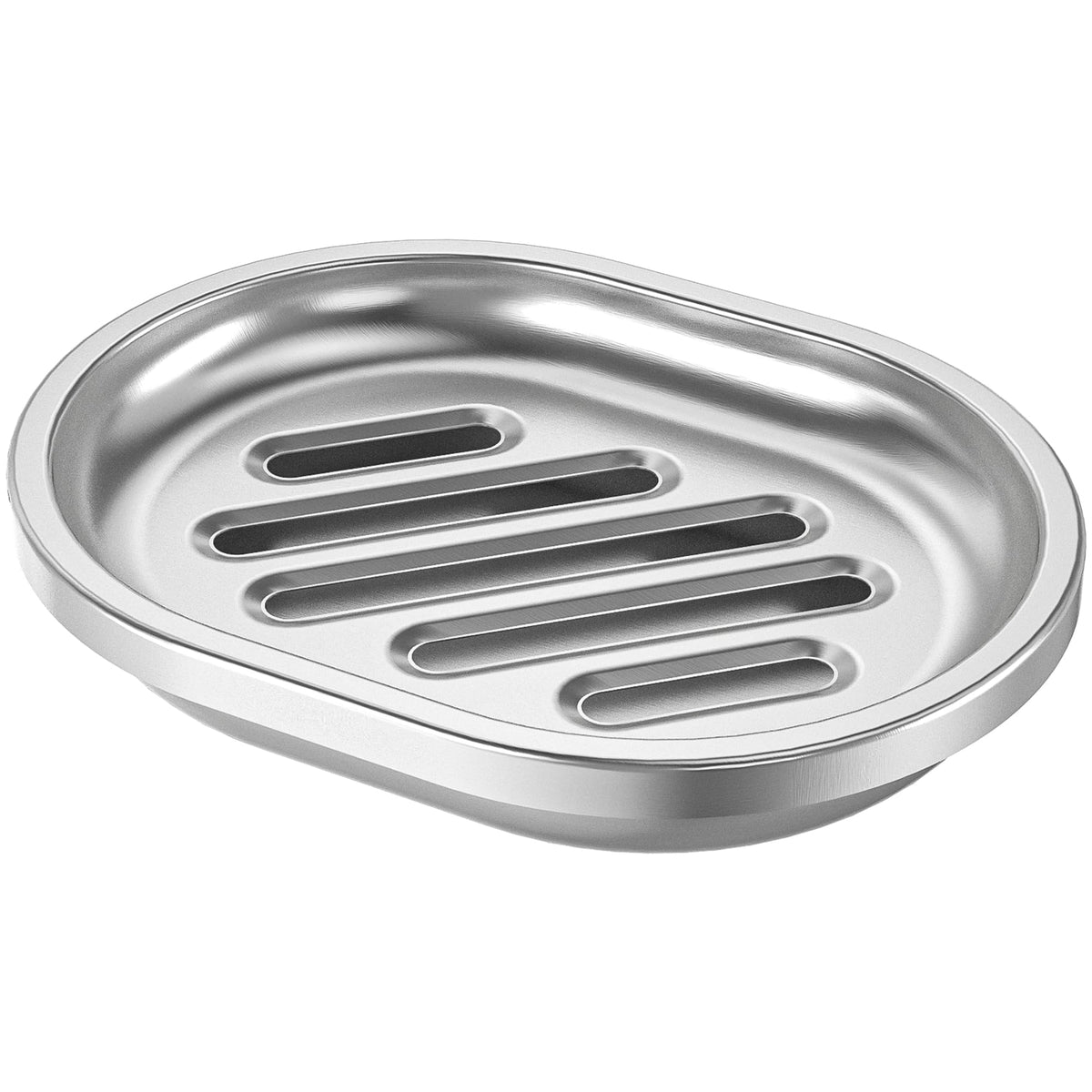 Stainless Steel Soap Dish for Kitchen Sink, Large Draining Tray