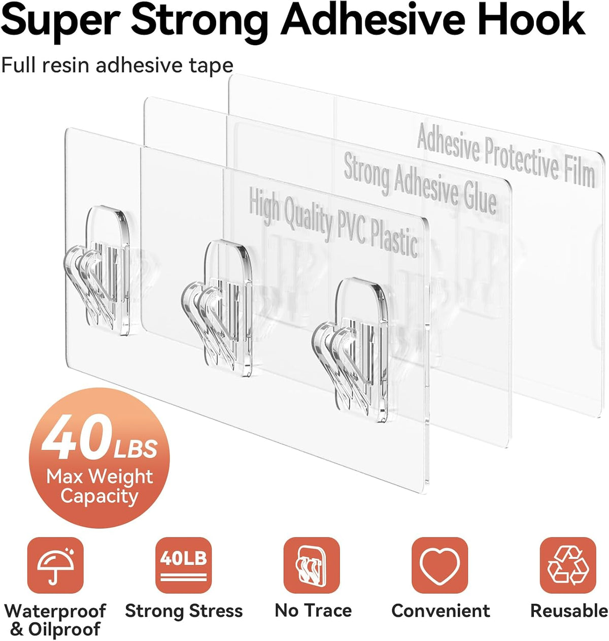 YASONIC Shower Caddy Adhesive, Rustproof Shower Shelves for Inside Shower