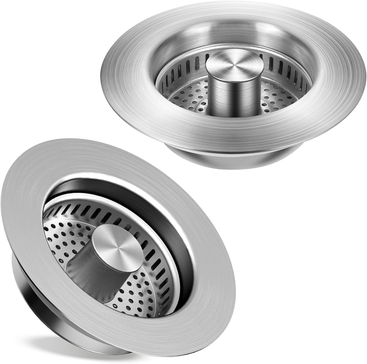 TGOSOMT Kitchen Sink Drain Strainer Stopper, Anti-Clog & Quick Drain