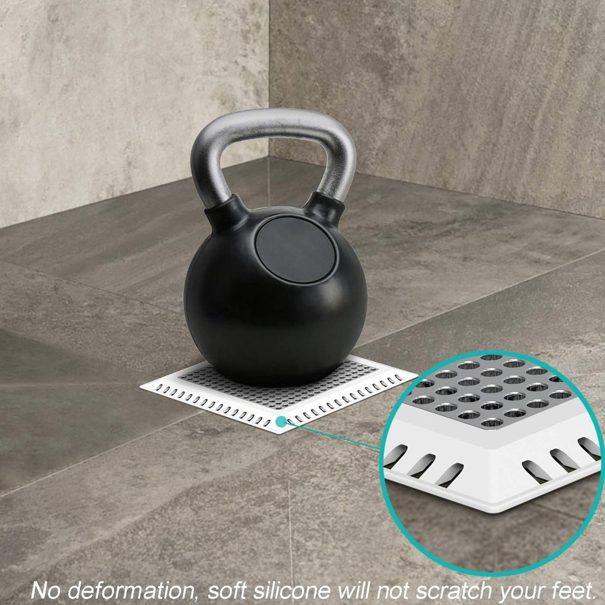 Aojuxix Shower Drain Hair Catcher/Drain Strainer/Shower Drain Cover