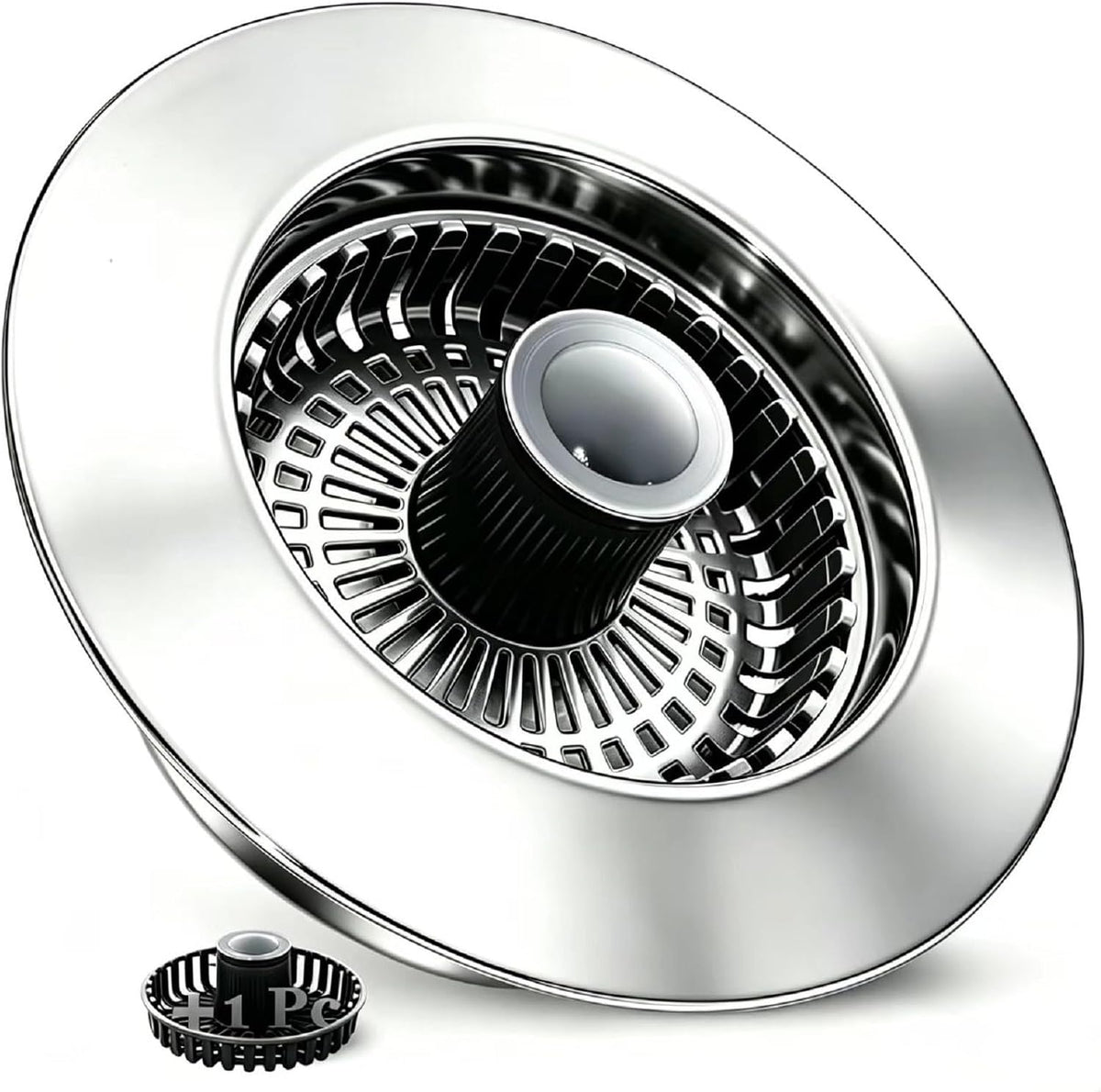 BAOLSLS 3 in 1 Kitchen Sink Stopper, Pop Up Kitchen Sink Drain Strainer