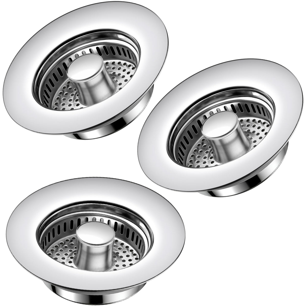 TGOSOMT Kitchen Sink Drain Strainer Stopper, Anti-Clog & Quick Drain