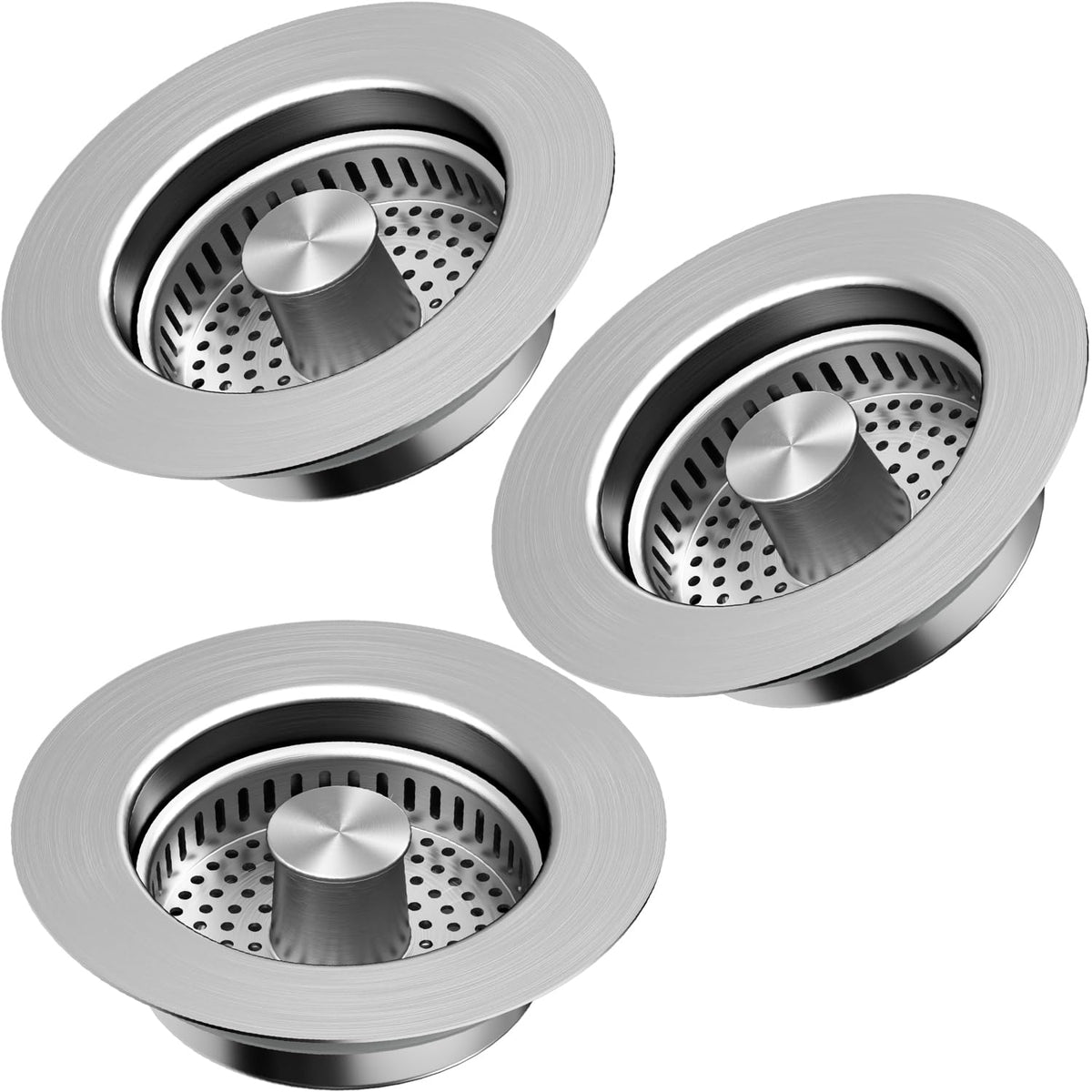TGOSOMT Kitchen Sink Drain Strainer Stopper, Anti-Clog & Quick Drain