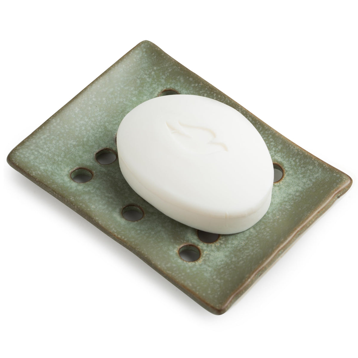 Soap Dish with Self Drain Fluted Design, Bar Soap Holder for Bathroom, Japanese Soap Tray for Shower, Bathroom and Kitchen Sink Organizer, Ceramic Soap Saver, White