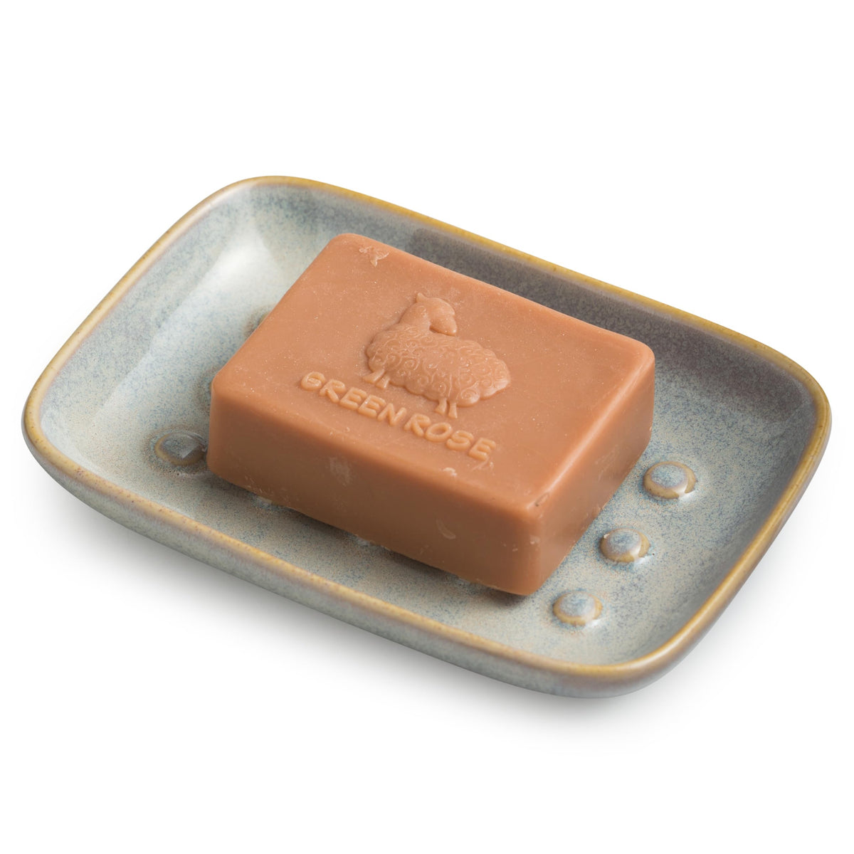 Miamolo Soap Dish for Shower, Soap Holder Raised Design, No More Mushy Soap