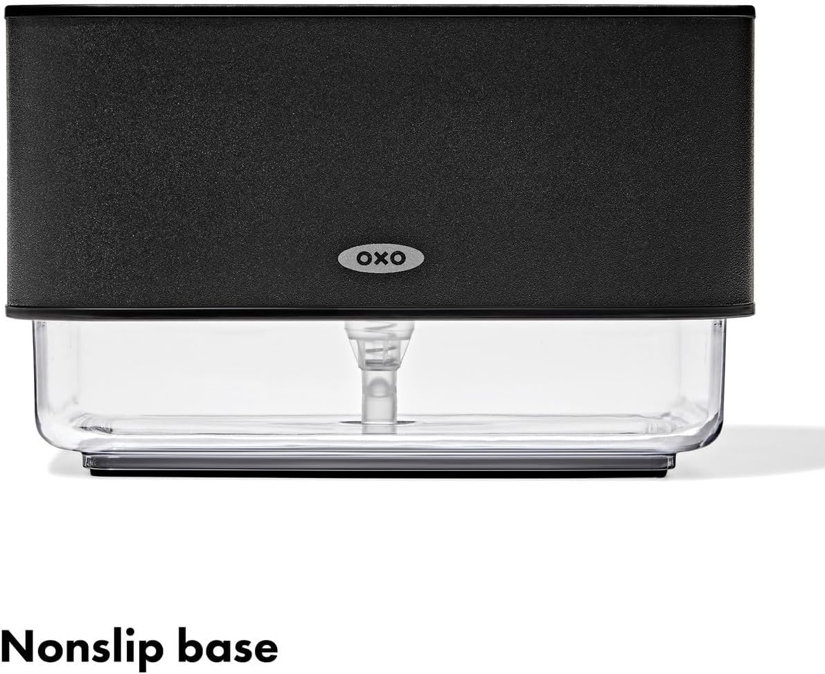 OXO Good Grips Soap Dispensing Sponge Holder - Matte Black