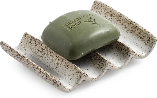 Soap Dish for Shower, Self Draining Bar Soap Holder for Shower