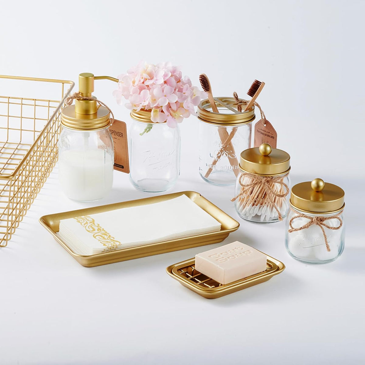 SheeChung Soap Dish for Bathroom Kitchen, Stainless Steel Soap Holder Tray