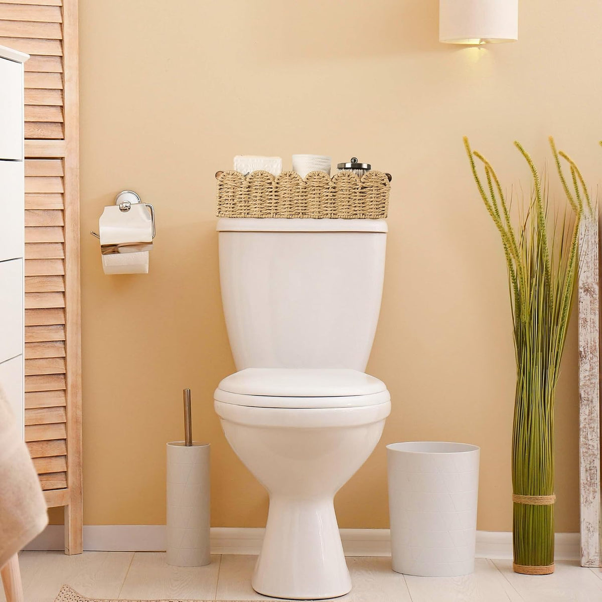 Bathroom Decor Basket for Toilet Paper Storage Baskets For Organizing