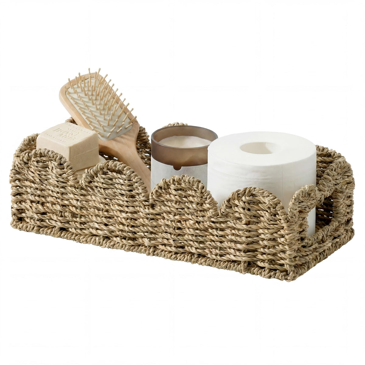 StorageWorks Toilet Paper Basket, Small Bathroom Basket Organizer