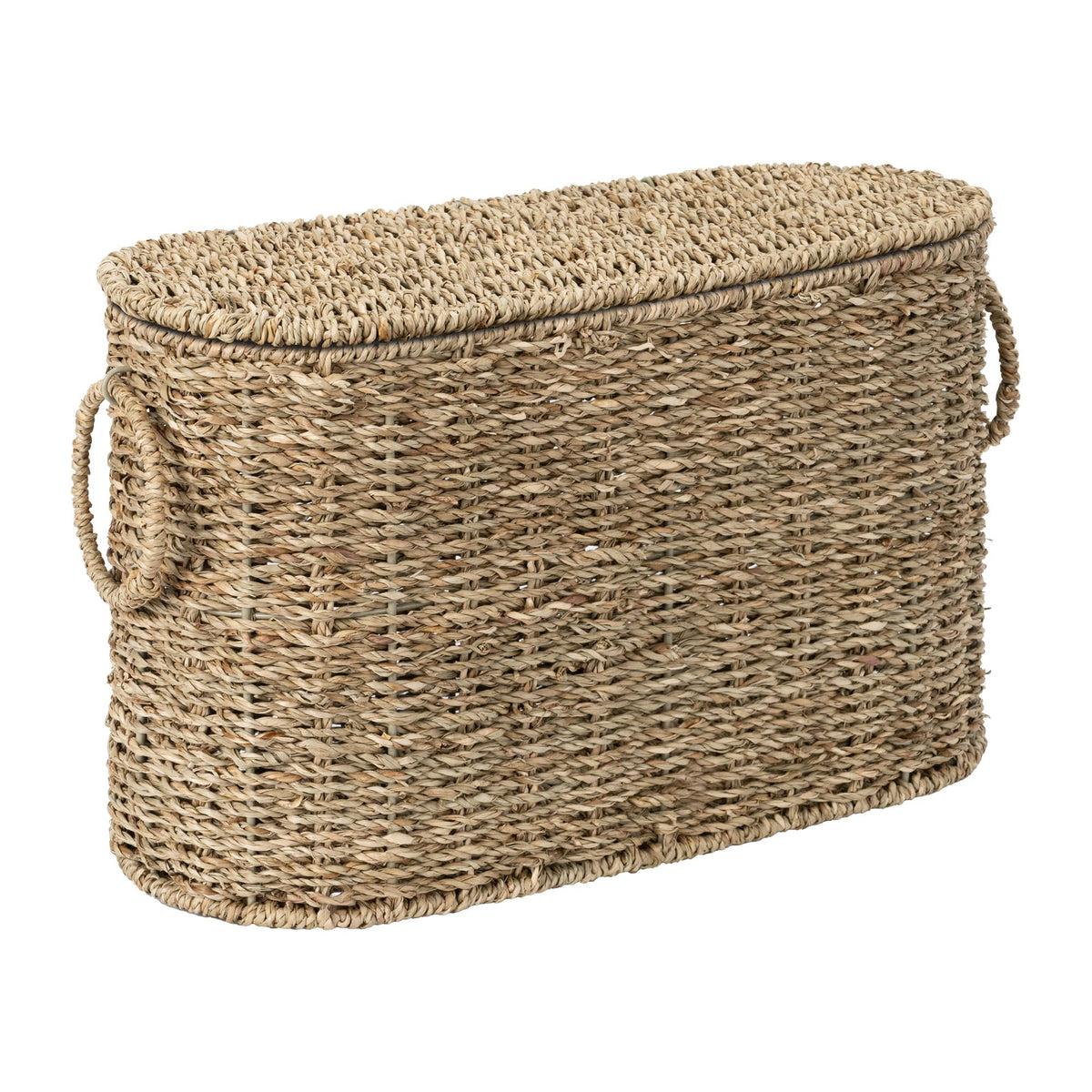 StorageWorks Wicker Toilet Paper Storage Basket, Natural Seagrass