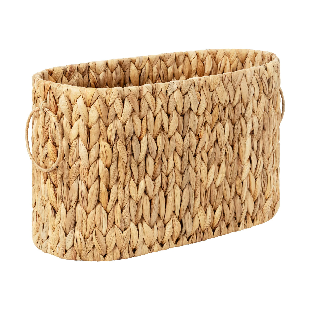 StorageWorks Toilet Paper Storage Holder, Slim Scalloped Basket Organizer