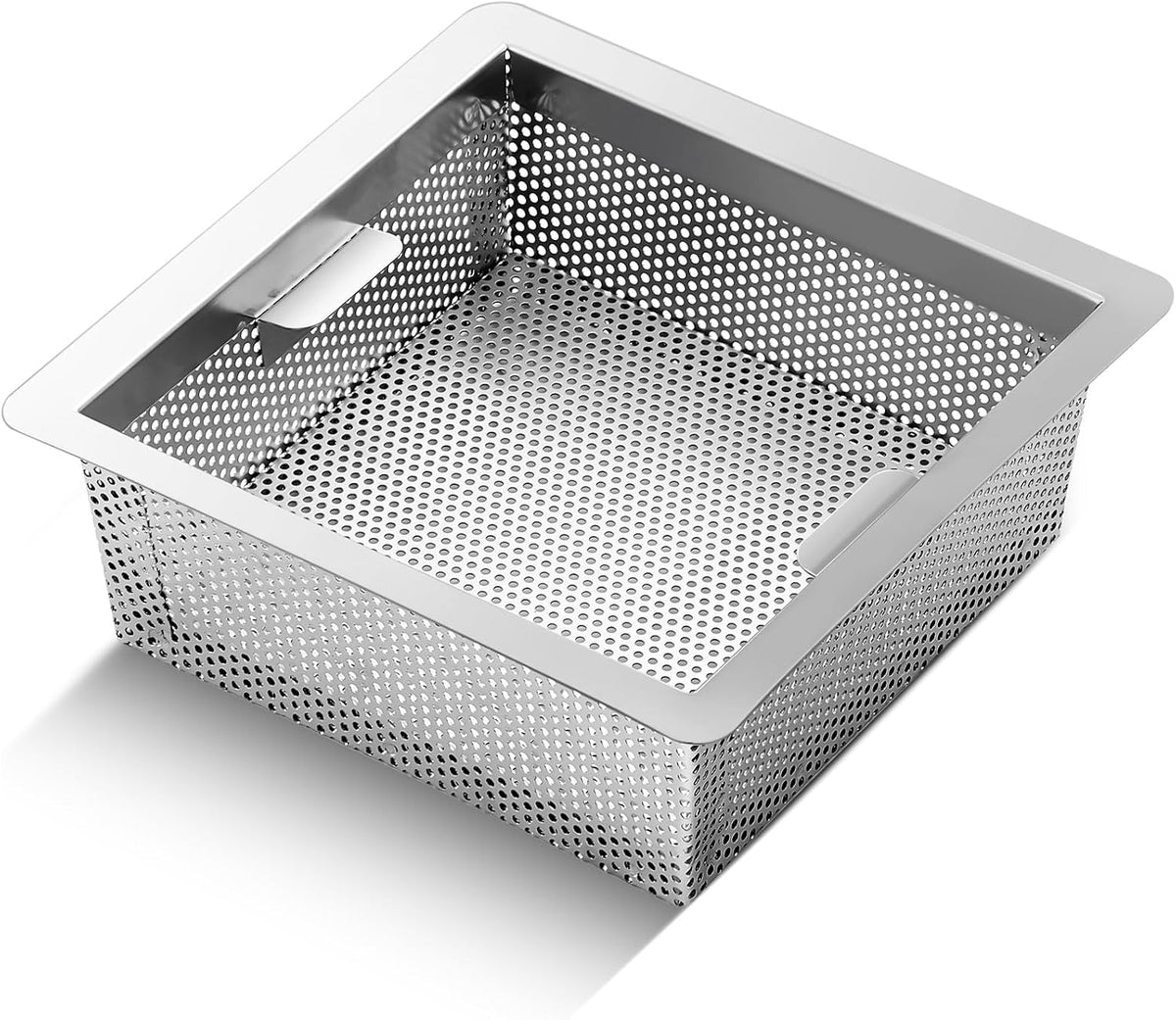 Tuanse 1 Pc 8.5 x 8.5 x 3'' Stainless Steel Floor Drain Strainer