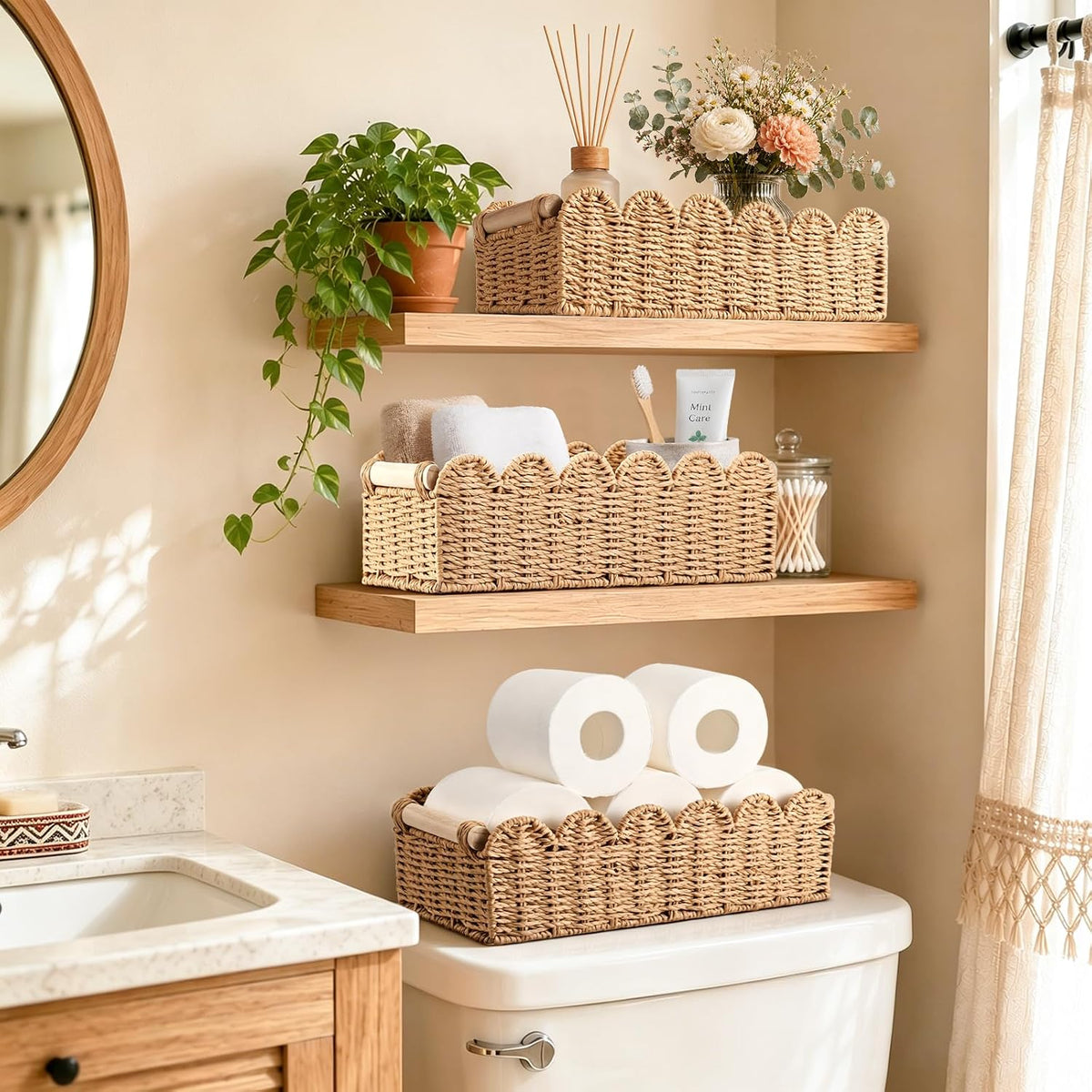 Bathroom Decor,Home Decor,Bathroom Organizer,Room Decor,Toilet Paper Holder
