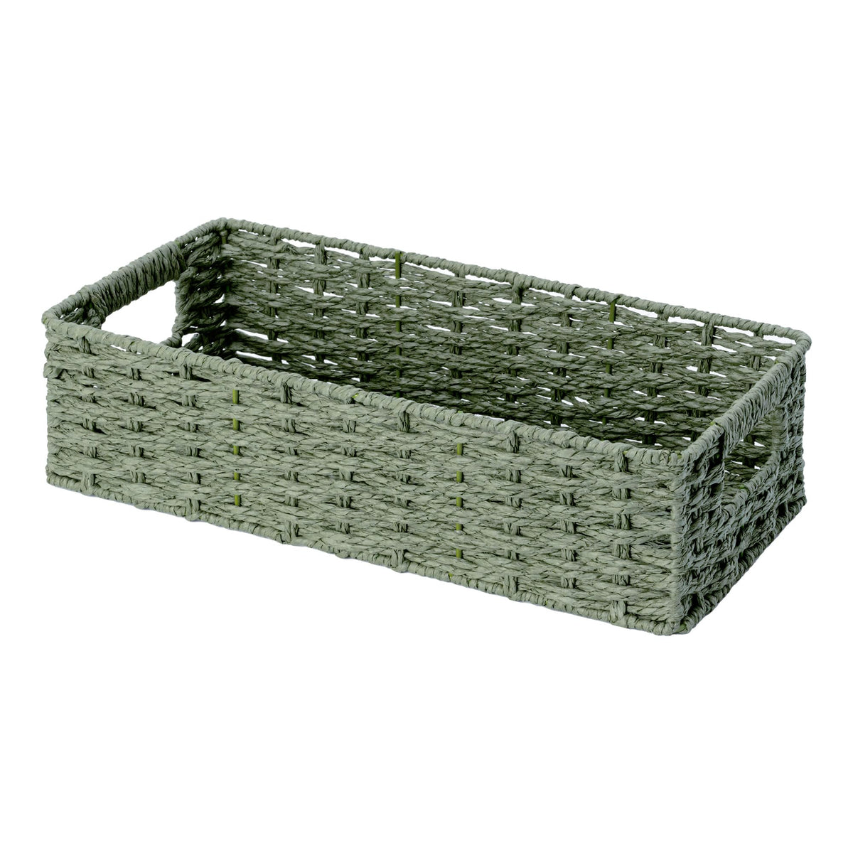 StorageWorks Toilet Paper Basket, Small Bathroom Basket Organizer
