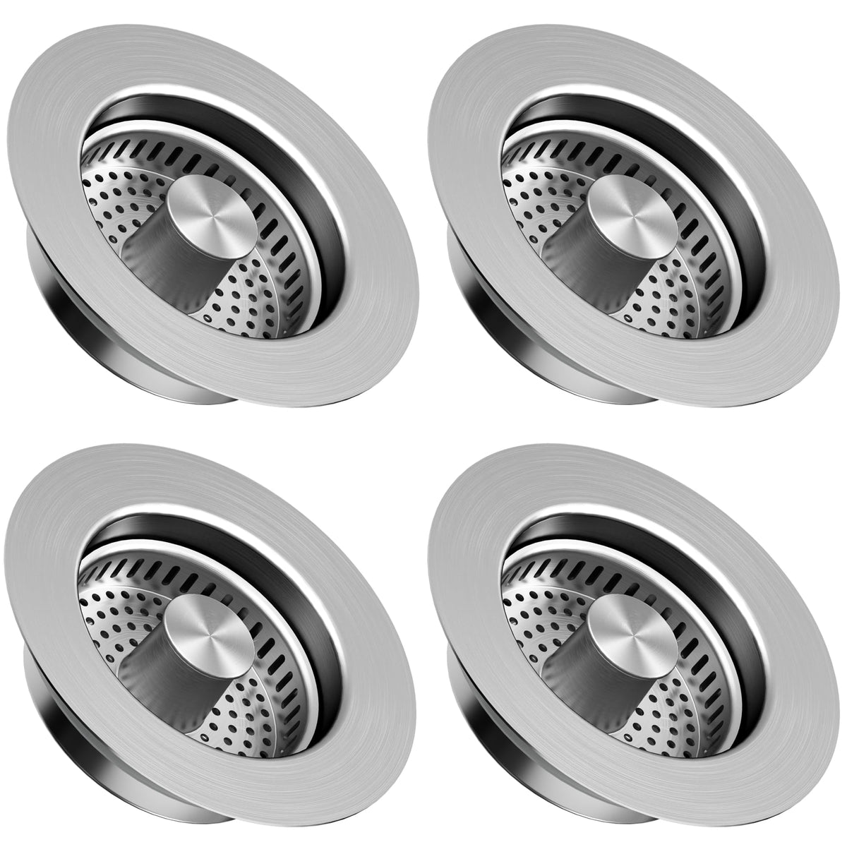 TGOSOMT Kitchen Sink Drain Strainer Stopper, Anti-Clog & Quick Drain