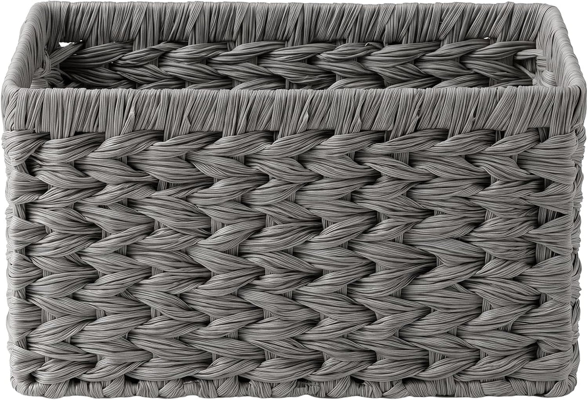 GRANNY SAYS Wicker Storage Baskets for Organizing, Basket Organizer, 2-Pack
