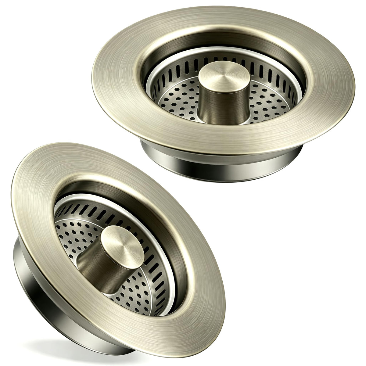 TGOSOMT Kitchen Sink Drain Strainer Stopper, Anti-Clog & Quick Drain
